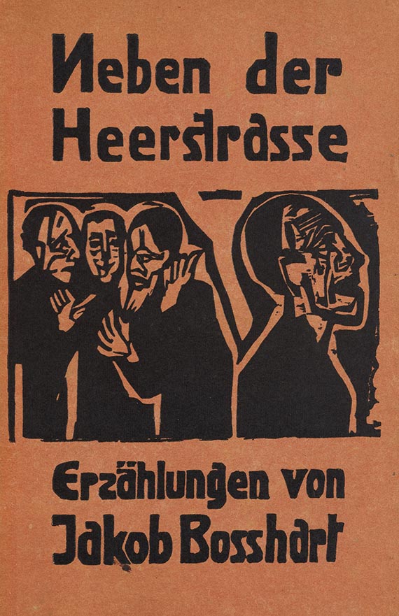 Ernst Ludwig Kirchner - Jakob Bosshart, Neben der Heerstra&szlig;e. Dabei: Ausstellungskatalog Bern, 1933