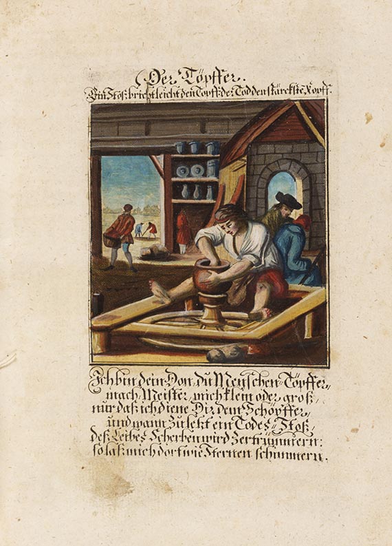 Christoph Weigel - Abbildung der Gemein-Nützlichen Haupt-Stände ... Künstler und Handwerker - Weitere Abbildung