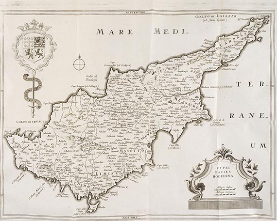 Johann Paul Reinhard - Vollst&auml;ndige Geschichte des K&ouml;nigreichs Cypern. 2 Teile in 1 Band