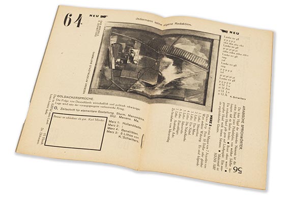 Kurt Schwitters - Merz 6. Jmitatoren watch step! - Weitere Abbildung