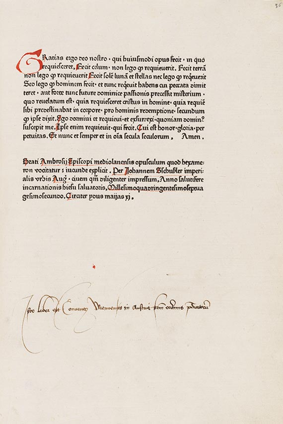  Ambrosius - Hexameron - Weitere Abbildung