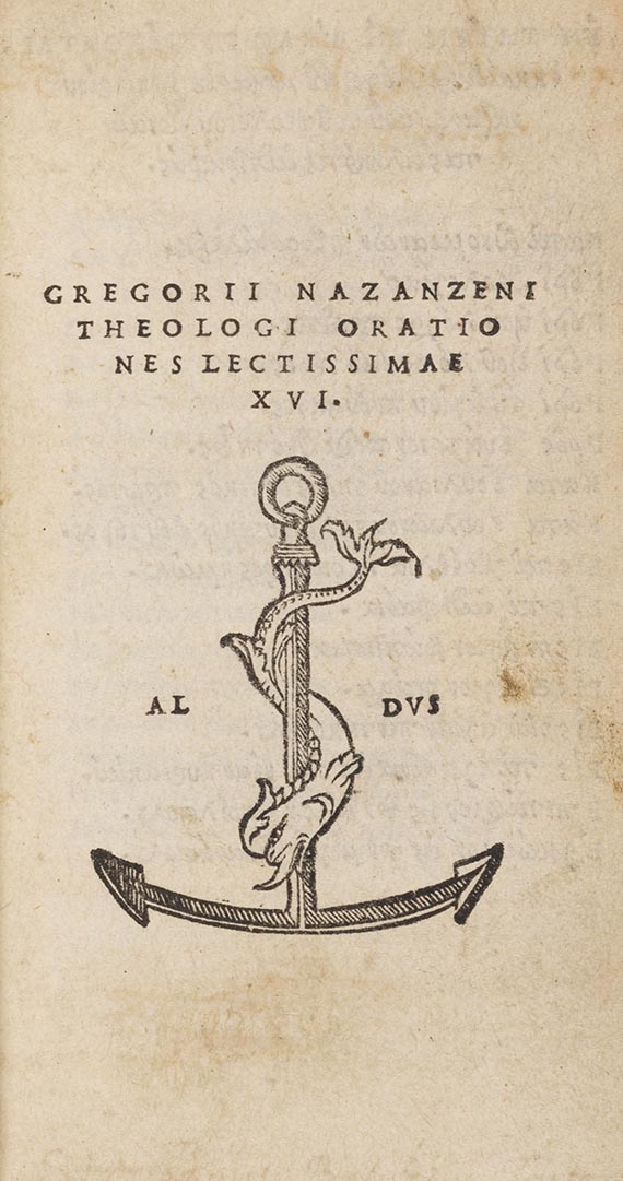  Gregorius Nazianzenus - Gregorii Nazanzeni theologi Orationes lectissimae XVI - Weitere Abbildung