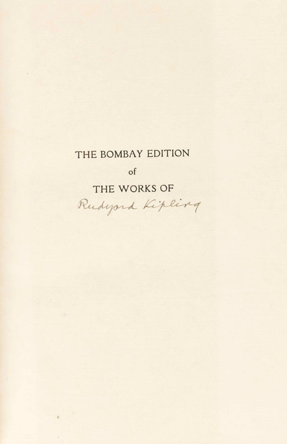Rudyard Kipling - The works, Bombay edition. 31 Bände - Weitere Abbildung