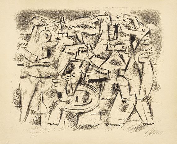 Willi Baumeister - Sumerische Legenden. 1 von 20 K&uuml;nstlerexemplaren