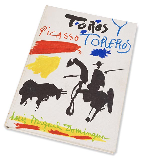 Pablo Picasso - Torros y toreros. Mit Orig.-Zeichnung von Picasso. - Weitere Abbildung