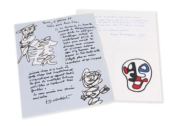 Jean Dubuffet - Conjectures. Mit 2 eigenh. Briefen Dubuffets - Weitere Abbildung