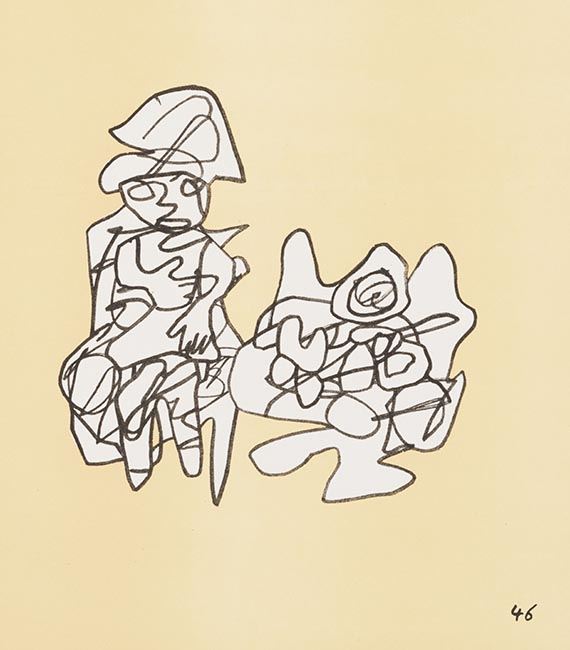 Jean Dubuffet - Conjectures. Mit 2 eigenh. Briefen Dubuffets