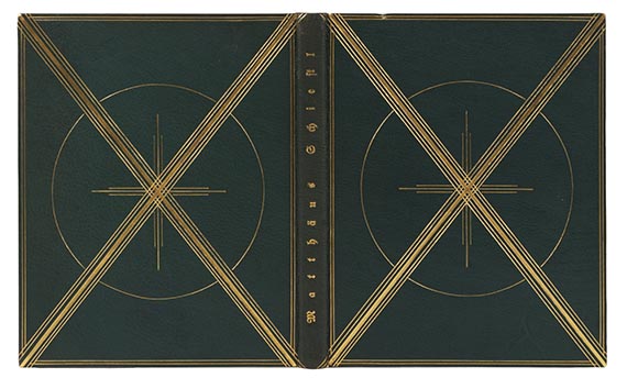 Cajetan O&szlig;wald - Matthäus Schiestl. Handeinband von Otto Dorfner