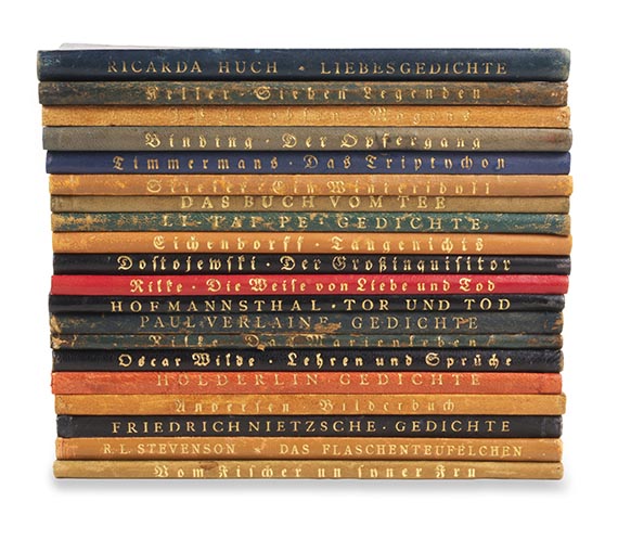   - 20 Bde. Insel-Bücherei Vorzugsausgaben in Leder - Weitere Abbildung