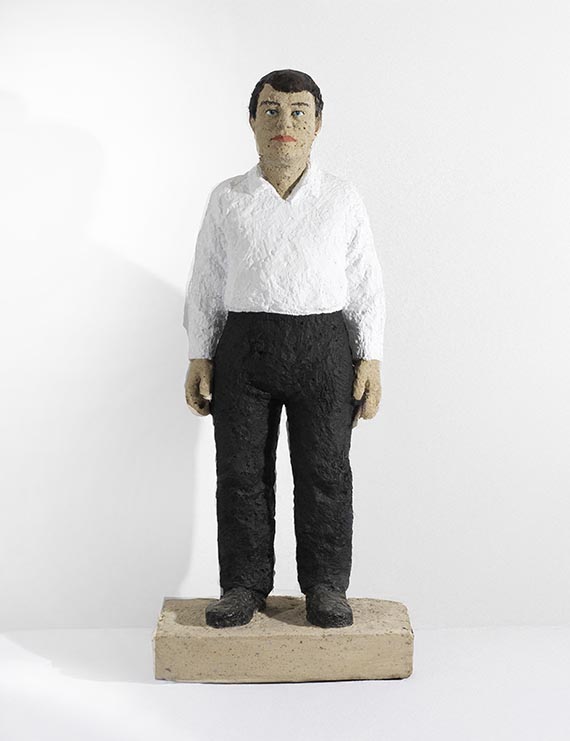 Stephan Balkenhol - Mann mit wei&szlig;em Hemd