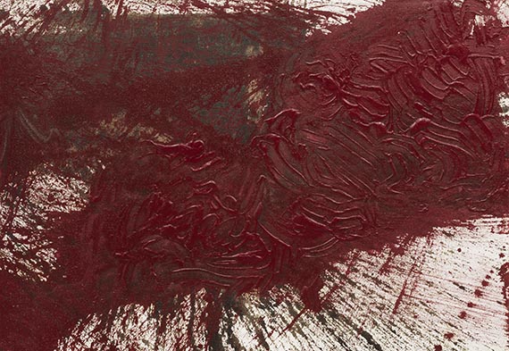 Hermann Nitsch - Schüttbild