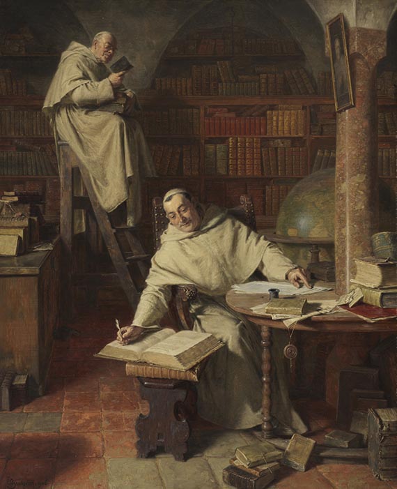 Eduard von Gr&uuml;tzner - Klosterbibliothek