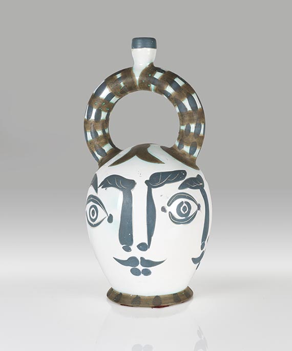 Pablo Picasso - Vase azt&egrave;que aux quatre visages