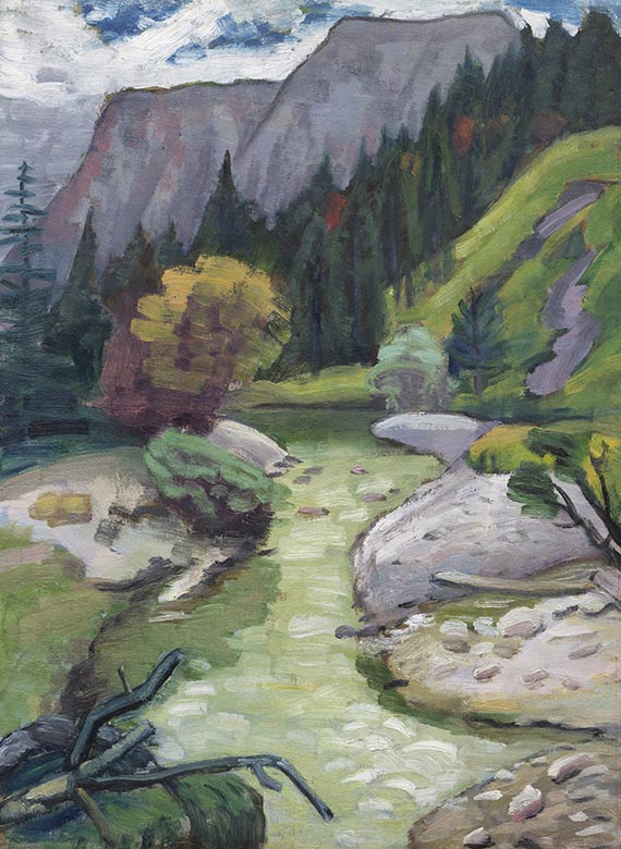 Gabriele Münter - Gebirgsbach
