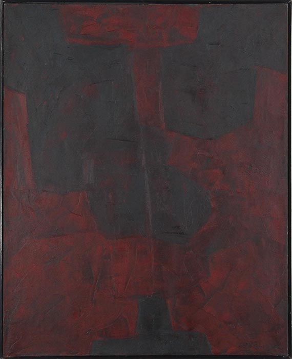Serge Poliakoff - Rouge et vert - Rahmenbild