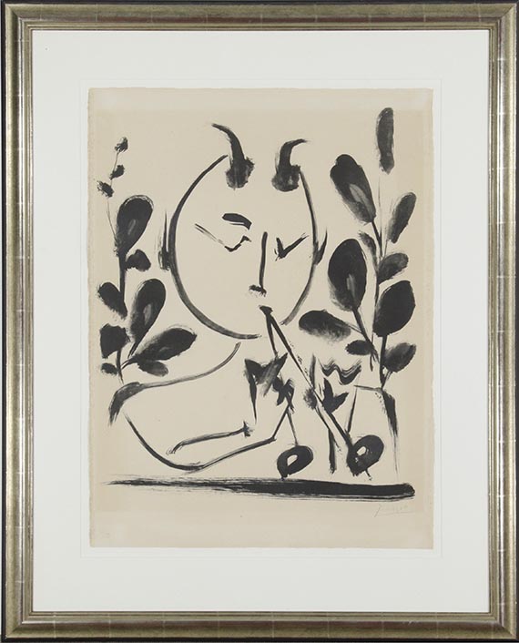 Pablo Picasso - Faune au branchages - Rahmenbild