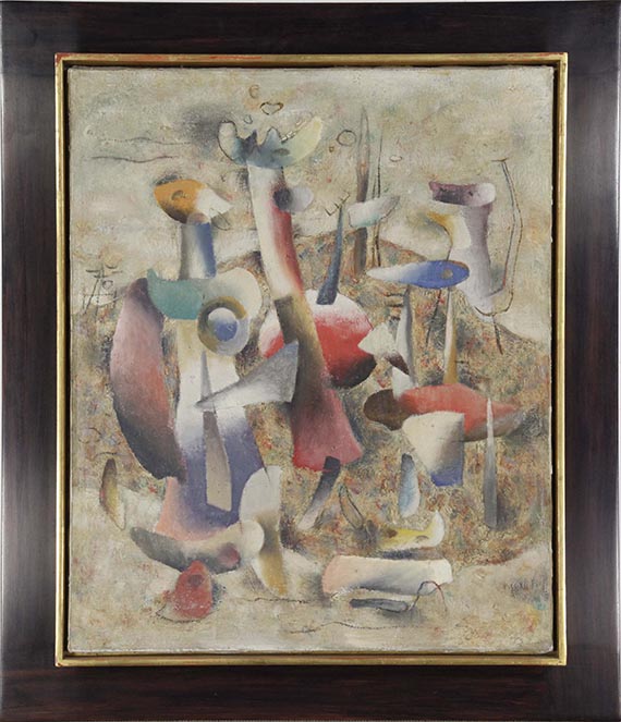 Willi Baumeister - Steingarten - Rahmenbild