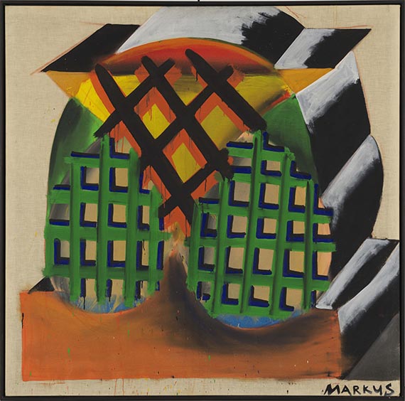 Markus Lüpertz - Aus der kleinen Straße - dithyrambisch - Rahmenbild