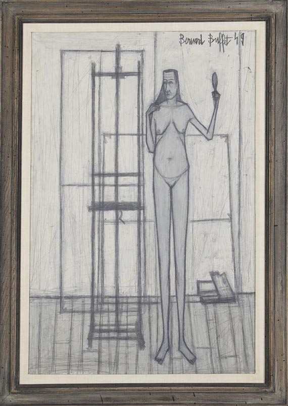 Bernard Buffet - Modèle dans l´atelier - Rahmenbild