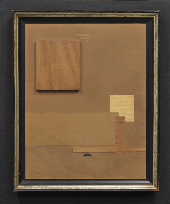 Friedrich Vordemberge-Gildewart - Konstruktion No. 3 (K 3) - Rahmenbild