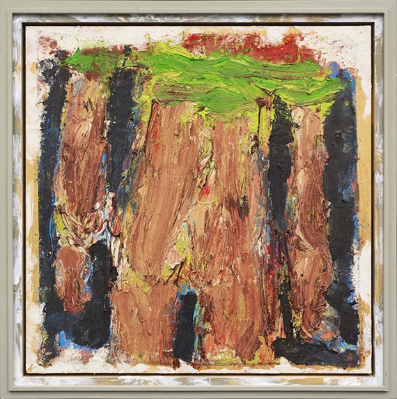 Markus Lüpertz - Rückenakt - Rahmenbild