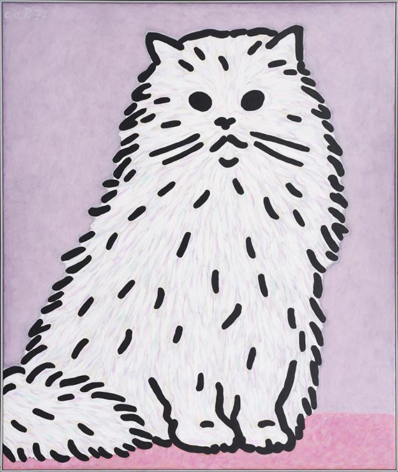 Claus Otto Paeffgen - Katze - Rahmenbild