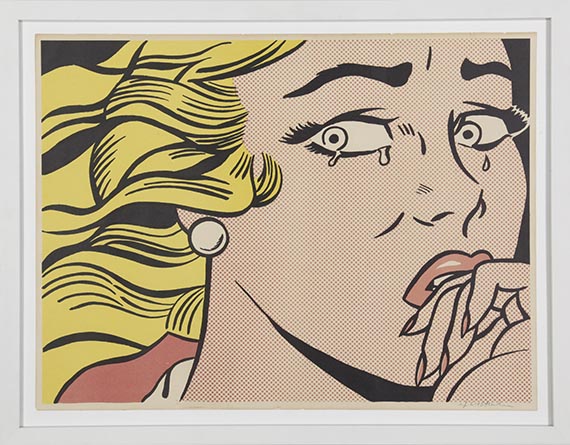 Roy Lichtenstein - Crying Girl - Rahmenbild