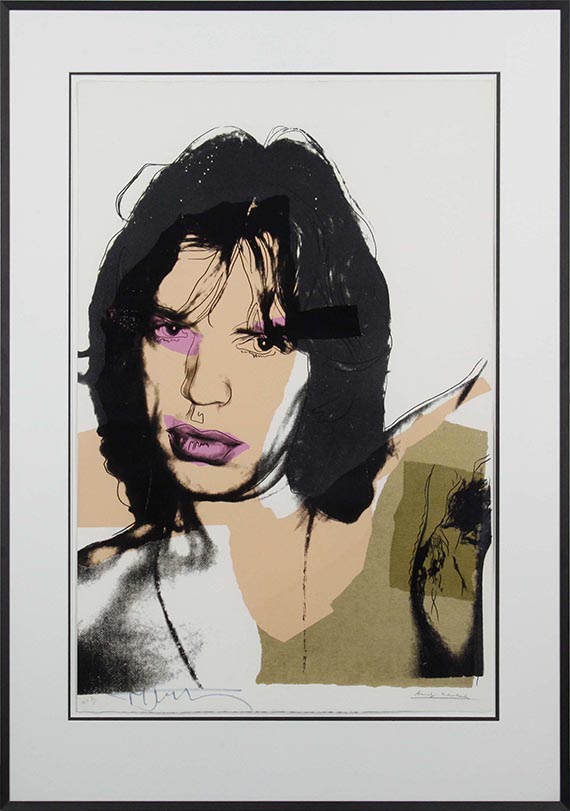 Andy Warhol - Mick Jagger - Rahmenbild