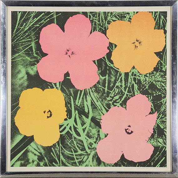 Andy Warhol - Flowers - Rahmenbild
