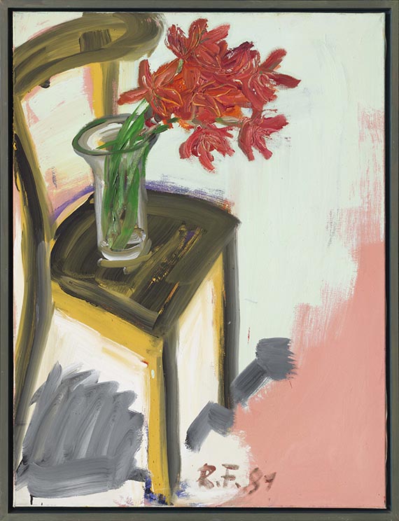 Rainer Fetting - Stillleben - Rahmenbild