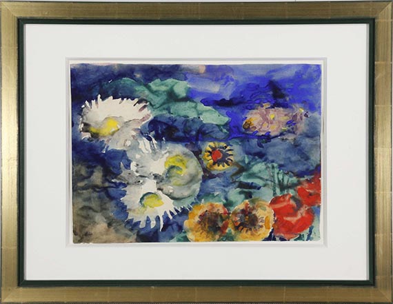 Emil Nolde - Träumende Blumen - Rahmenbild