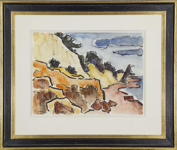 Karl Schmidt-Rottluff - Steilküste (Ostsee) - Rahmenbild