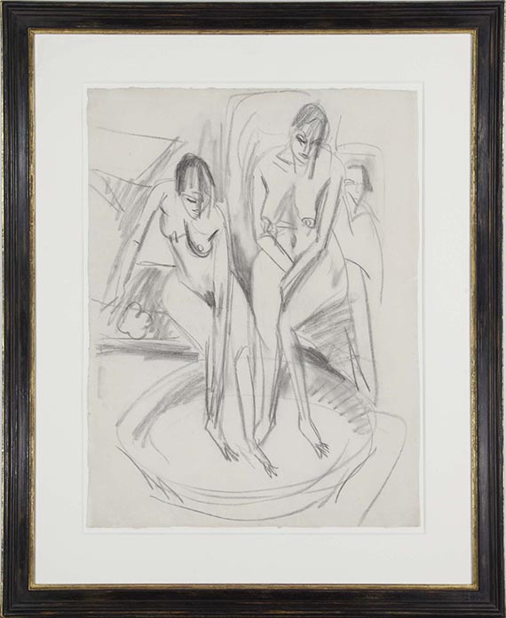 Ernst Ludwig Kirchner - Badende im Tub - Rahmenbild