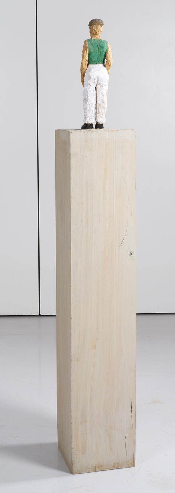 Stephan Balkenhol - Frau mit Hut - R&uuml;ckseite