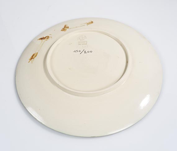 Pablo Picasso - Jacqueline at the easel - R&uuml;ckseite