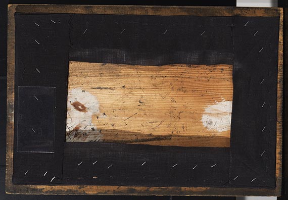 Hermann Max Pechstein - Holzstock: Fischer - R&uuml;ckseite