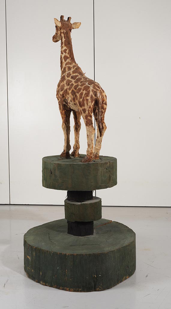 Stephan Balkenhol - Giraffe - R&uuml;ckseite