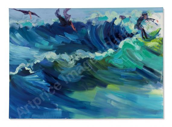 RAINER FETTINGLarge Surfscape with...