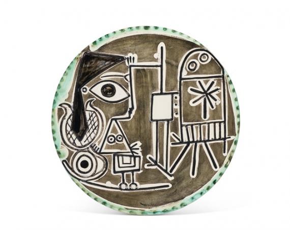 PABLO PICASSOPlate Jacqueline au ...