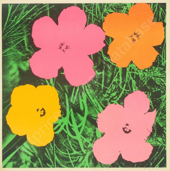 ANDY WARHOL"Flowers" ...
