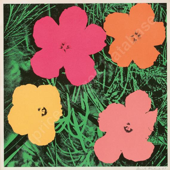 ANDY WARHOL"Flowers" ...