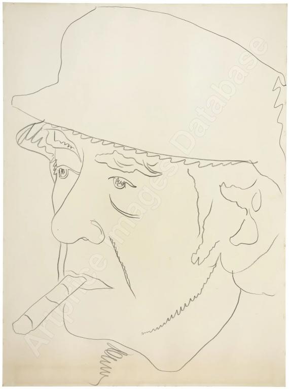 ANDY WARHOLMan Ray (1974)