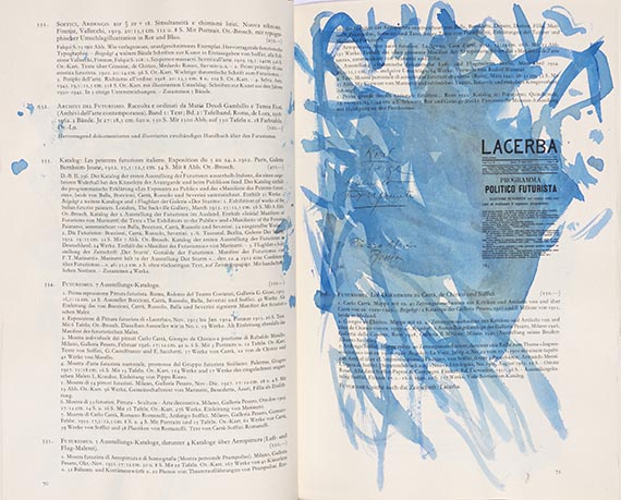Georg Baselitz - Adler (Künstlerbuch mit 87 Adler-Aquarellen) - Weitere Abbildung