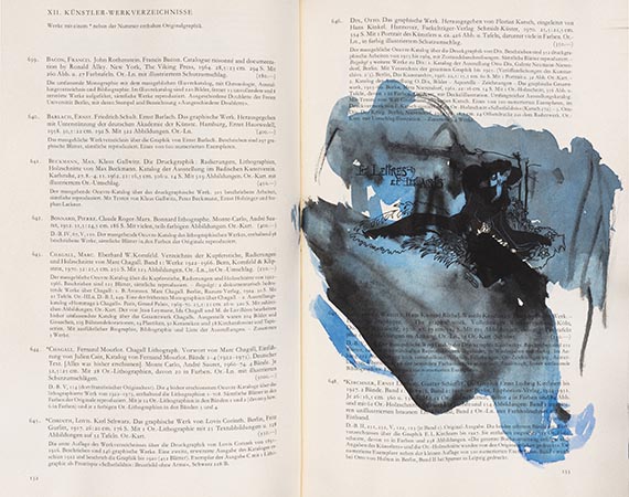 Georg Baselitz - Adler (Künstlerbuch mit 87 Adler-Aquarellen) - Weitere Abbildung