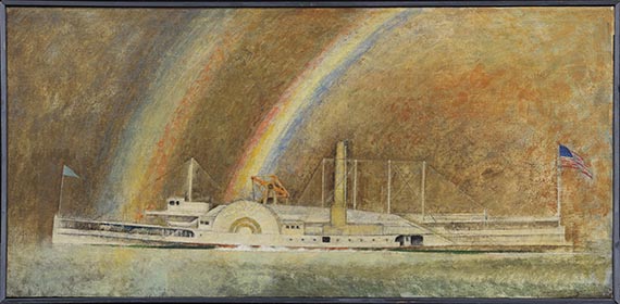 Lyonel Feininger - Queen of the Hudson (Mary Powell) - Rahmenbild