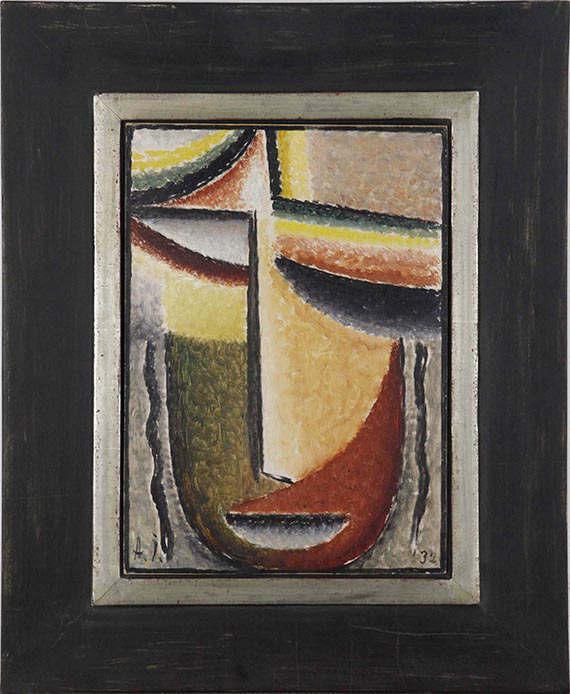 Alexej von Jawlensky - Abstrakter Kopf: Tragische Maske - Rahmenbild