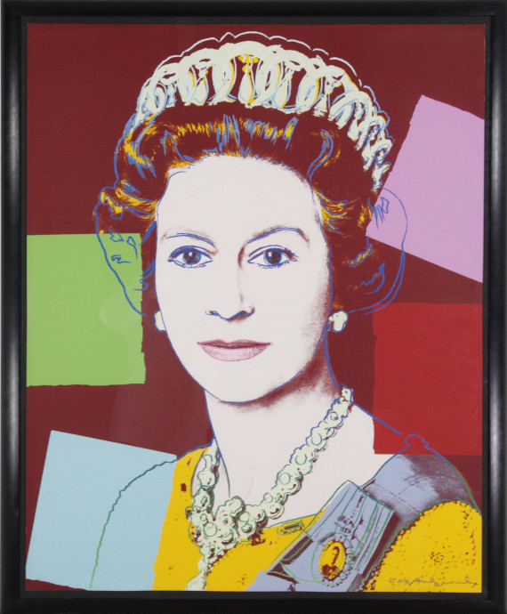 Andy Warhol - Queen Elizabeth II (Royal Edition) - Rahmenbild