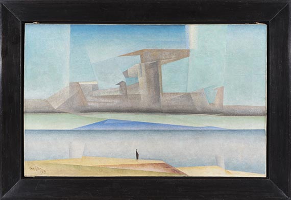 Lyonel Feininger - Die Insel - Rahmenbild