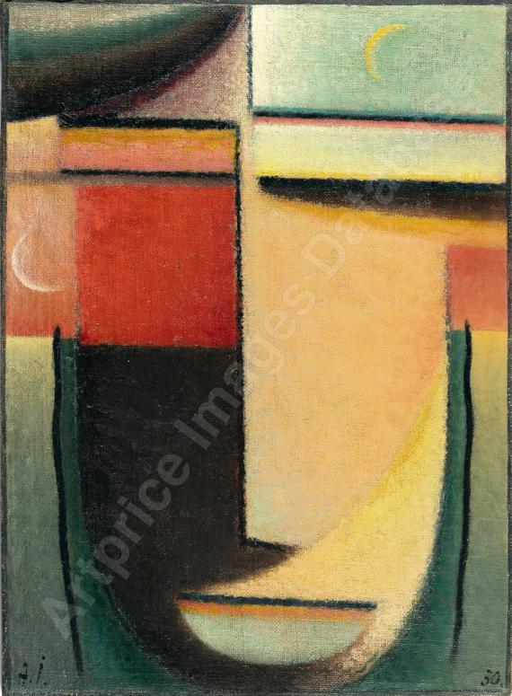 ALEXEJ VON JAWLENSKYAbstrakter Kopf (193...