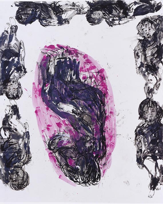 Abbildung zu: Georg Baselitz, Friedrichs Melancholie, 1998, &Ouml;l auf Leinwand, Sammlung der Bundesrepublik Deutschland, Reichstagsgeb&auml;ude, Berlin. &copy; Georg Baselitz 2026